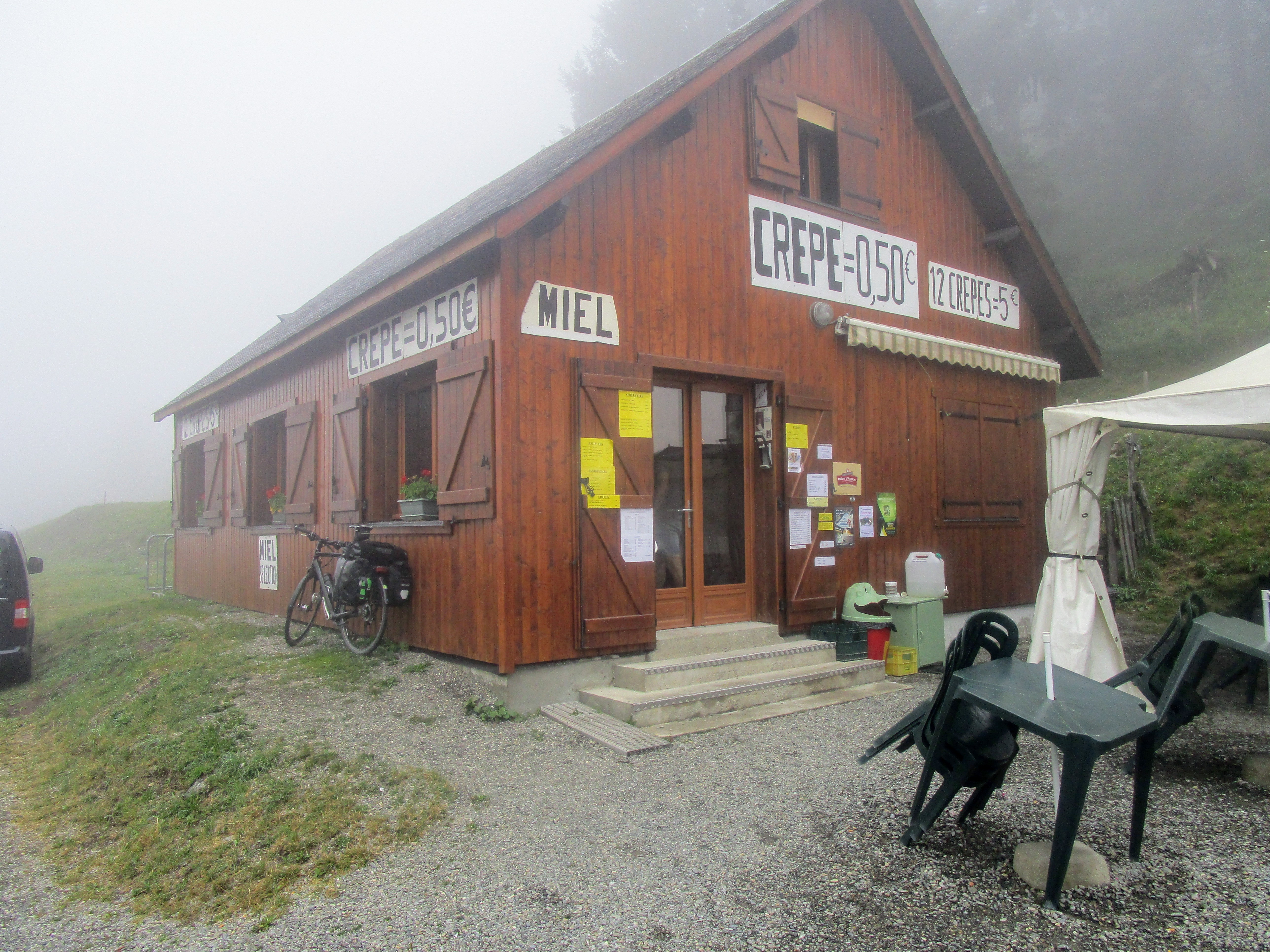 Creperie op de Peyresourde