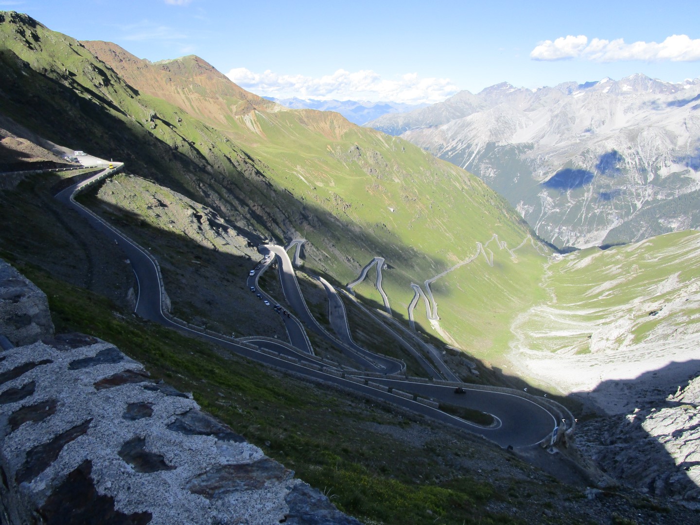 Panorama van de Stelvio