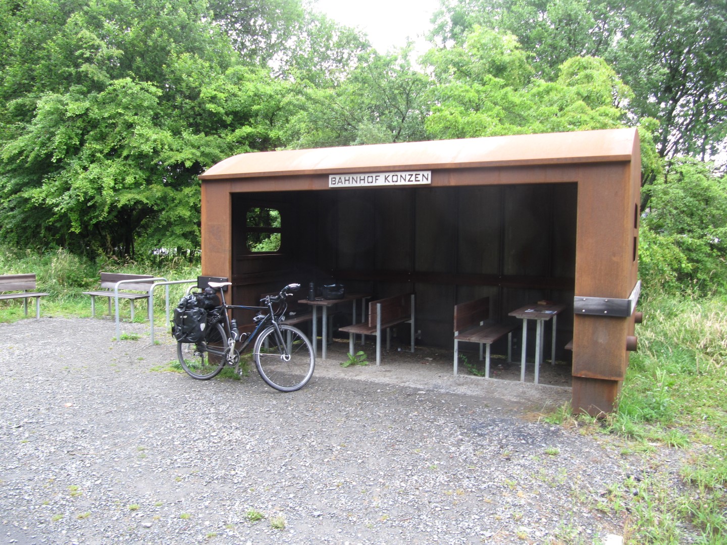 Treinstal langs de Vennbahn