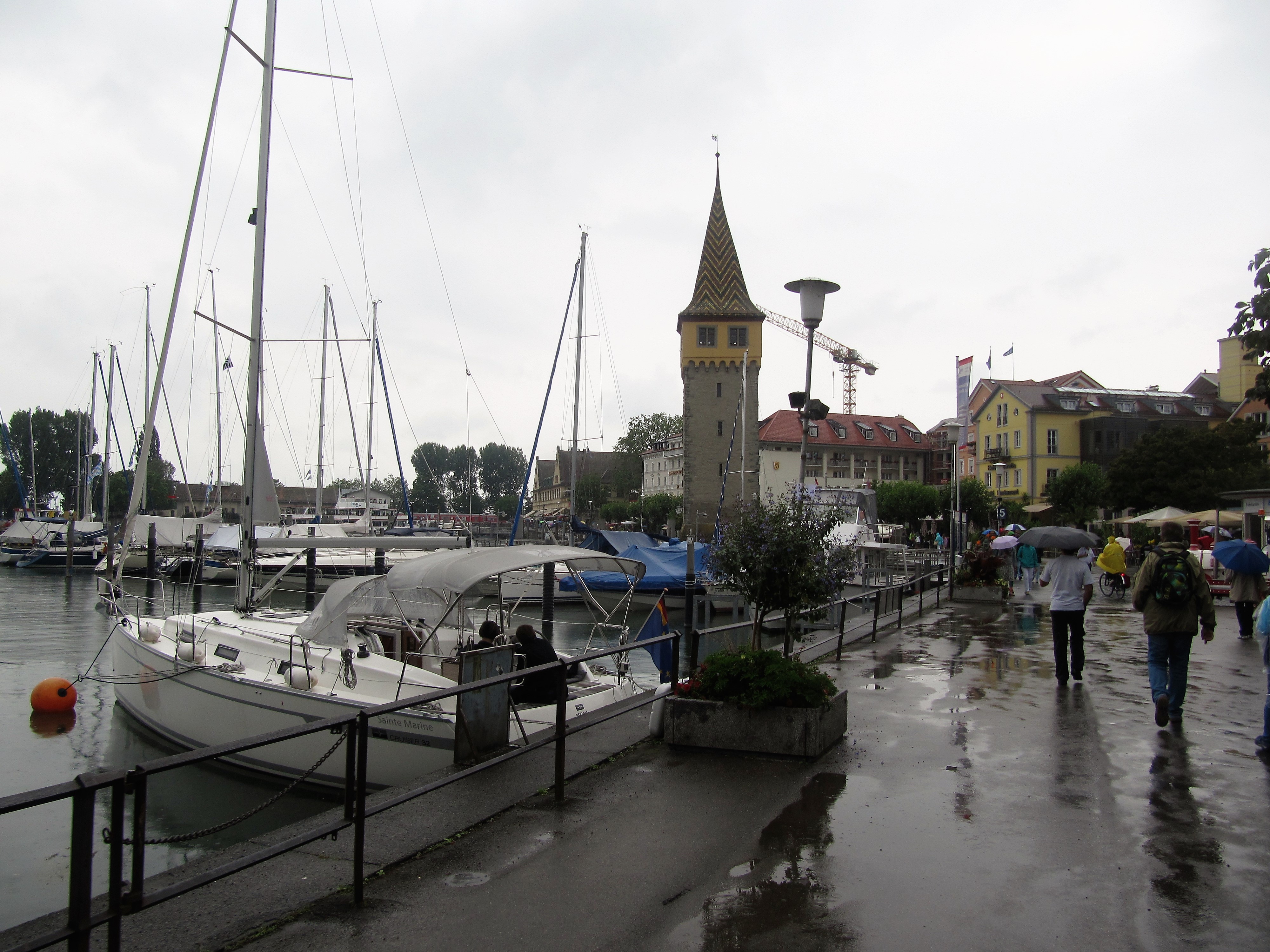 Lindau in de regen